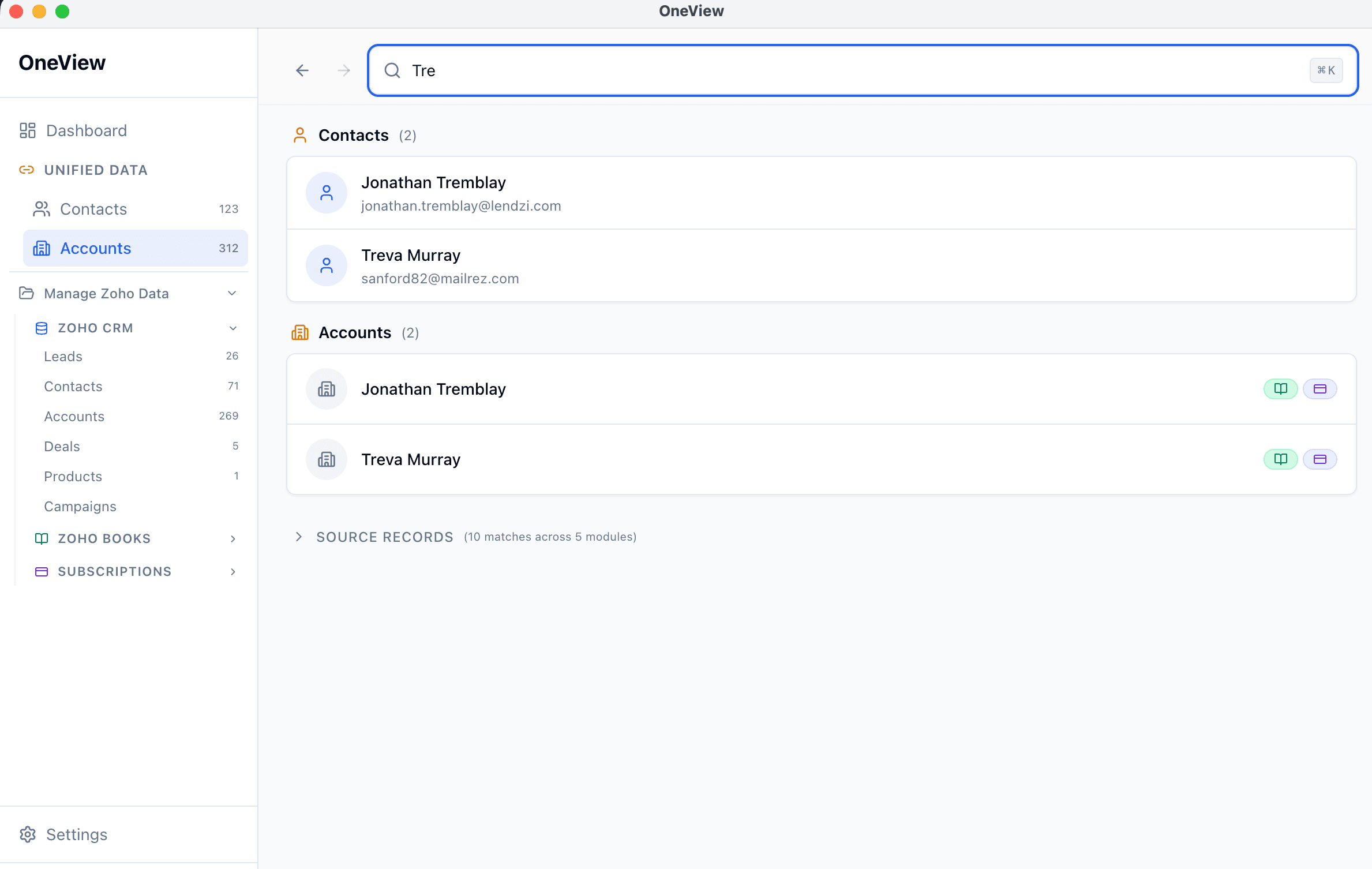 OneView — Customer 360